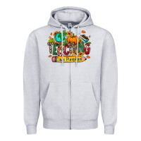 Heather Grey Teaching little pumpkins Zipper Hoodie - RanaPortraitStore