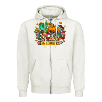 Oatmeal Heather Teaching little pumpkins Zipper Hoodie - RanaPortraitStore