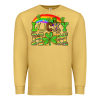 Antique Gold One lucky mom St. Patricks Day Premium Sweatshirt - Neo Western