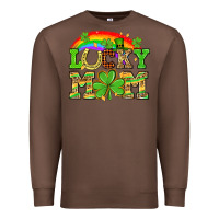 Chestnut One lucky mom St. Patricks Day Premium Sweatshirt - Neo Western