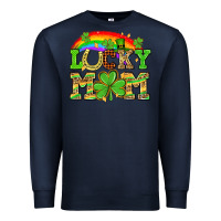 Navy One lucky mom St. Patricks Day Premium Sweatshirt - Neo Western