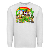 Oatmeal Heather One lucky mom St. Patricks Day Premium Sweatshirt - Neo Western