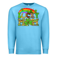 Ocean Blue One lucky mom St. Patricks Day Premium Sweatshirt - Neo Western