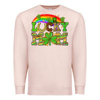Pale Pink One lucky mom St. Patricks Day Premium Sweatshirt - Neo Western