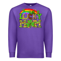 Purple One lucky mom St. Patricks Day Premium Sweatshirt - Neo Western