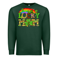 Sports Green One lucky mom St. Patricks Day Premium Sweatshirt - Neo Western