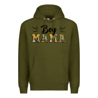 Army Green boy mama camouflage pattern mother's day Premium Hoodie - Artiststas