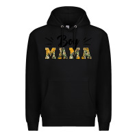 Black boy mama camouflage pattern mother's day Premium Hoodie - Artiststas