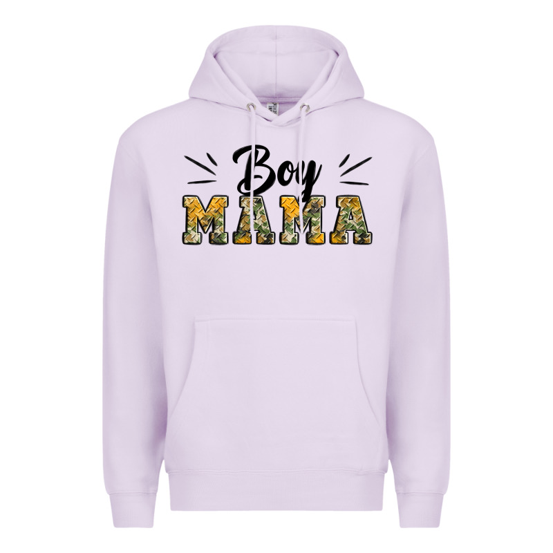 Boy Mama Camouflage Pattern Mother's Day Premium Hoodie by Artiststas | Teevron