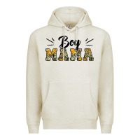 Oatmeal Heather boy mama camouflage pattern mother's day Premium Hoodie - Artiststas