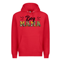 Red boy mama camouflage pattern mother's day Premium Hoodie - Artiststas