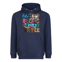 Navy life begins after coffee Heavyweight Hoodie - Zillion Design Studio