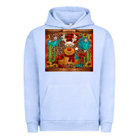 Western Christmas Reindeer Urban Hoodie | Teevron