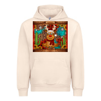Sandshell western christmas reindeer Urban Hoodie - Jasminsmagicworld