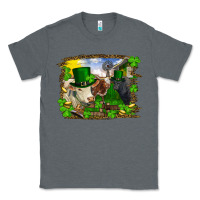 Charcoal Heather st patricks day cows Classic Tee - RanaPortraitStore