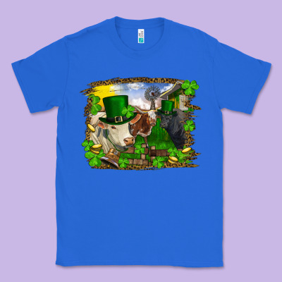 St Patricks Day Cows Classic Tee Designed By Ranaportraitstore