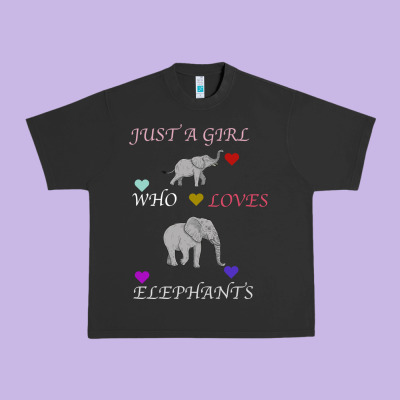Just A Girl Who Loves Elephants Urban Heavy Tee Designed By Bettercallsaul