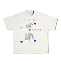Pistachio Just A Girl Who Loves Elephants Urban Heavy Tee - Bettercallsaul