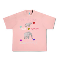 Salmon Just A Girl Who Loves Elephants Urban Heavy Tee - Bettercallsaul