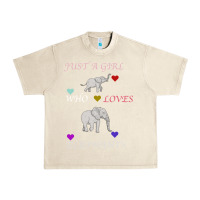 Sandshell Just A Girl Who Loves Elephants Urban Heavy Tee - Bettercallsaul