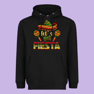 Let's Get Fiesta Heavyweight Hoodie Designed By Texasbilliewilder