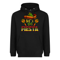 Black Let's Get Fiesta Heavyweight Hoodie - texasbilliewilder