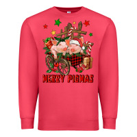 Cardinal merry pig mas Premium Sweatshirt - FaDigitalArtStudio
