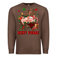 Chestnut merry pig mas Premium Sweatshirt - FaDigitalArtStudio