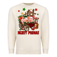 Sandshell merry pig mas Premium Sweatshirt - FaDigitalArtStudio