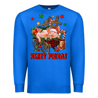 True Royal merry pig mas Premium Sweatshirt - FaDigitalArtStudio