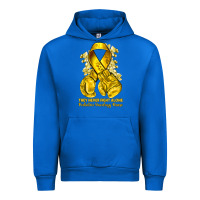 Cobalt they never fight alone yellow ribbon with boxing g Urban Hoodie - NancyCooperArtShop
