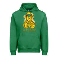 Emerald they never fight alone yellow ribbon with boxing g Urban Hoodie - NancyCooperArtShop