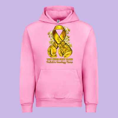 They Never Fight Alone Yellow Ribbon With Boxing G Urban Hoodie Designed By Nancycooperartshop