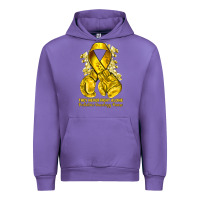 Tulip they never fight alone yellow ribbon with boxing g Urban Hoodie - NancyCooperArtShop
