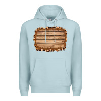 Blue Mist wood leopard and shimmer background 3200x2400 Premium Hoodie - AdoDesignShop