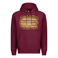 Burgundy wood leopard and shimmer background 3200x2400 Premium Hoodie - AdoDesignShop