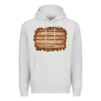 Dove Grey wood leopard and shimmer background 3200x2400 Premium Hoodie - AdoDesignShop