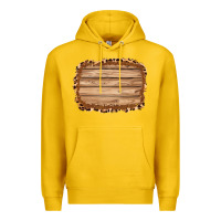 Lemon wood leopard and shimmer background 3200x2400 Premium Hoodie - AdoDesignShop