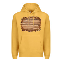 Mustard wood leopard and shimmer background 3200x2400 Premium Hoodie - AdoDesignShop
