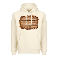 Sandshell wood leopard and shimmer background 3200x2400 Premium Hoodie - AdoDesignShop