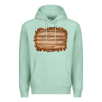 Seafoam wood leopard and shimmer background 3200x2400 Premium Hoodie - AdoDesignShop