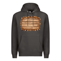 Smoke wood leopard and shimmer background 3200x2400 Premium Hoodie - AdoDesignShop