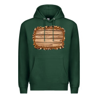 Sports Green wood leopard and shimmer background 3200x2400 Premium Hoodie - AdoDesignShop