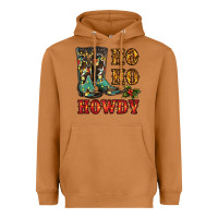 Meerkat christmas cowboy boots ho ho howdy Heavyweight Hoodie - RanaPortraitStore