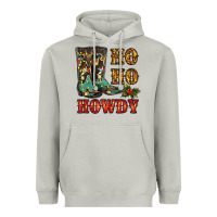 Moon Dust christmas cowboy boots ho ho howdy Heavyweight Hoodie - RanaPortraitStore