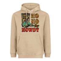 Mushroom christmas cowboy boots ho ho howdy Heavyweight Hoodie - RanaPortraitStore