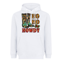 White christmas cowboy boots ho ho howdy Heavyweight Hoodie - RanaPortraitStore