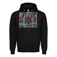 Black Thanksgiving Turkey Zipper Hoodie - RanaPortraitStore