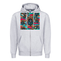 Heather Grey Thanksgiving Turkey Zipper Hoodie - RanaPortraitStore