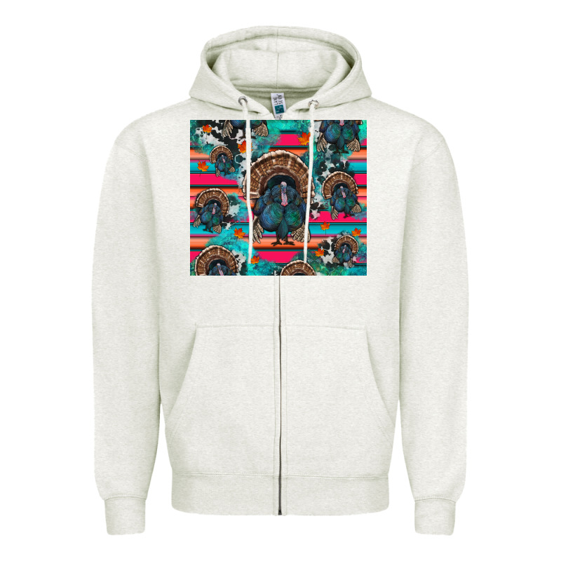Thanksgiving Turkey Zipper Hoodie by RanaPortraitStore | Teevron